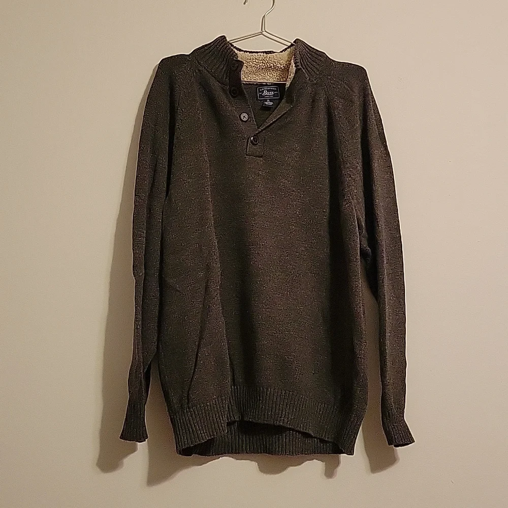 Green Mock Neck Sweater GH Bass - Picture 4 of 6